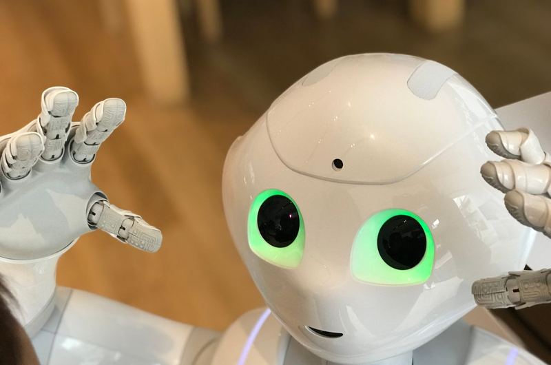A futuristic AI system representing the artificial intelligence behind search engine AI features