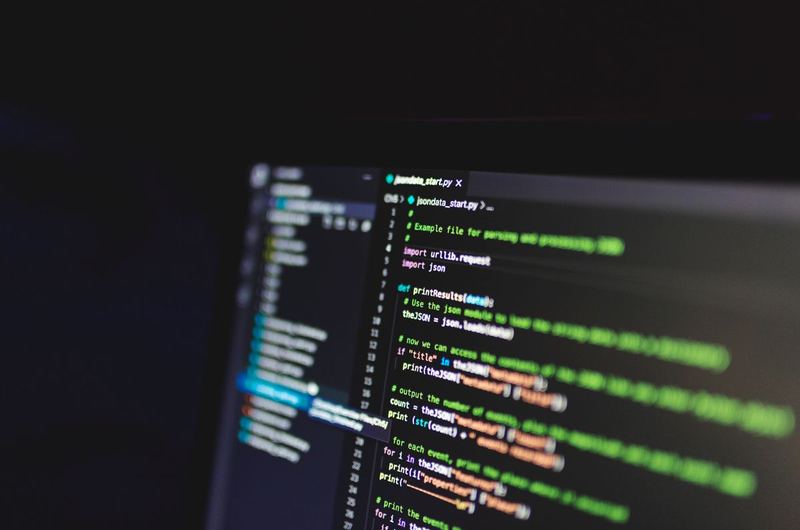 Code displayed on a dark screen, representing the server-side files that control search engine crawler access
