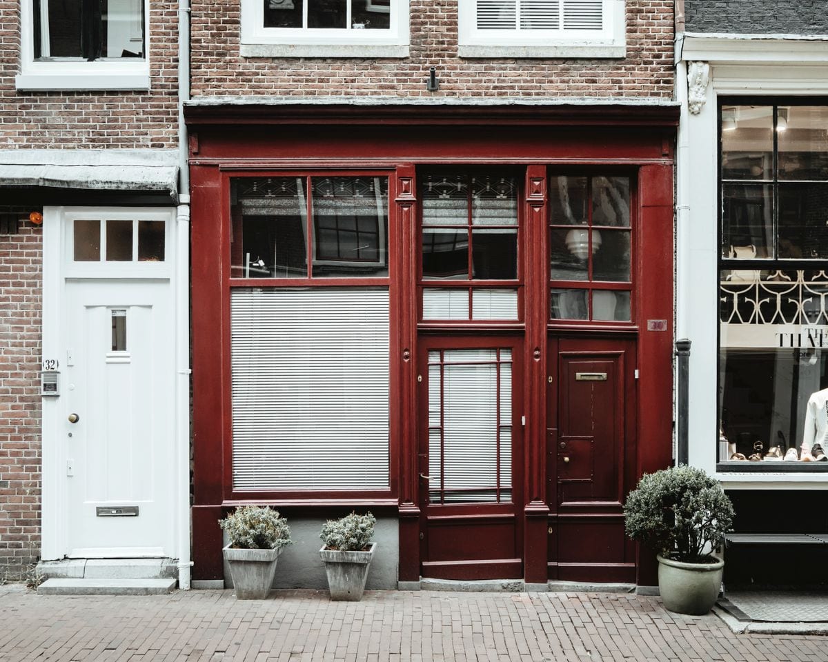 A small local shopfront on a street, the kind that wins customers through Google Business Profile