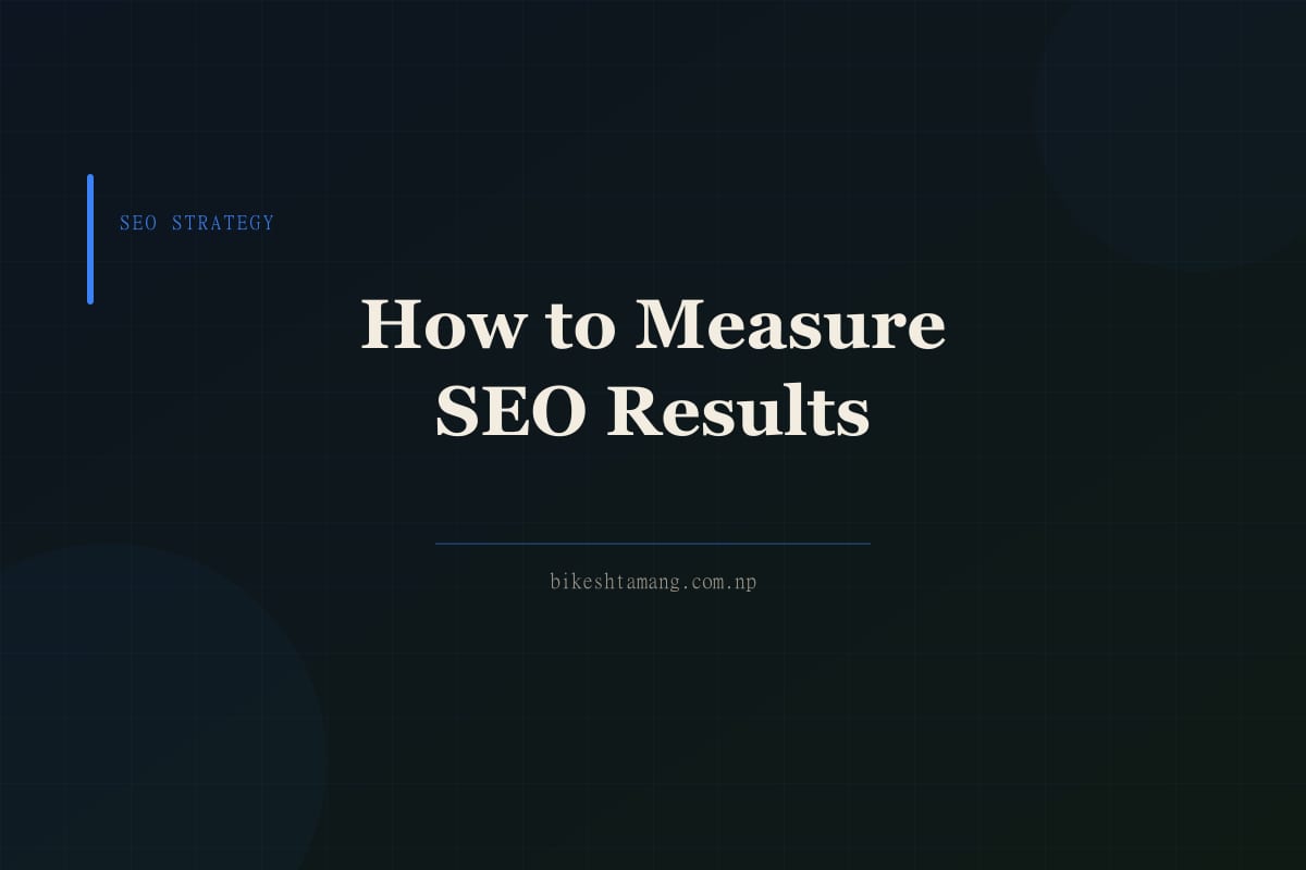 A dashboard screen showing SEO analytics graphs with organic traffic and keyword ranking data