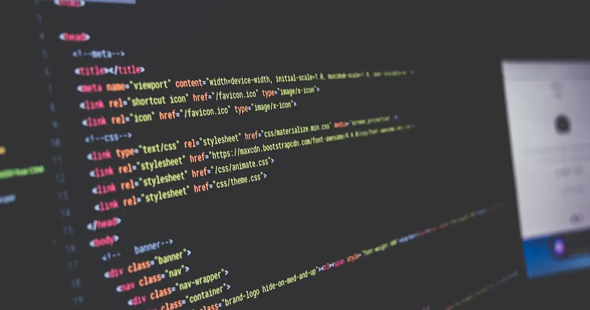 CSS code on a computer screen, representing a web development tutorial