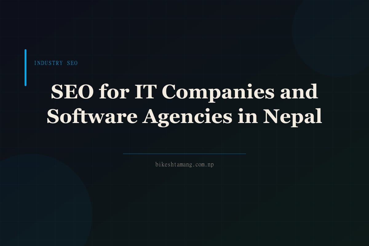 Software developers working in a modern IT office in Kathmandu with SEO analytics on a large monitor